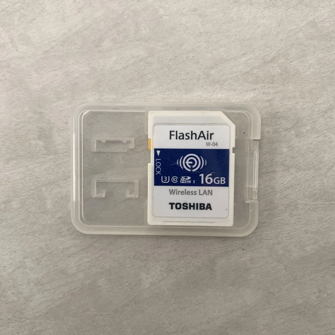 Toshiba Flash Air W-04 Wireless LAN SDHC Memory Card 16GB Photo Transfer mobile