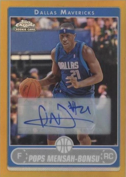 Gold Refractor Autographs