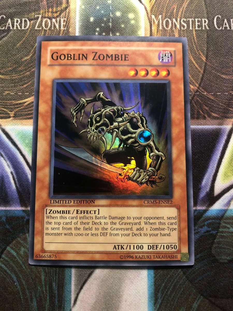 GOBLIN ZOMBIE *** SUPER RARE CRMS-ENSE2 LIMITED EDITION YUGIOH! | eBay