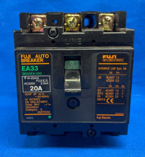 FUJI ELECTRIC CIRCUIT BREAKER EA33 BB3AEA-020 20A 200V AC