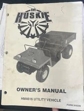HMI Huskie Pugg Owner's Manual HM4616 Utility Vehicle