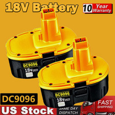 2Pack 18V XRP Battery for DEWALT DC9096-2 DW9095 DW9096 DC9098 DC9099 Cordless