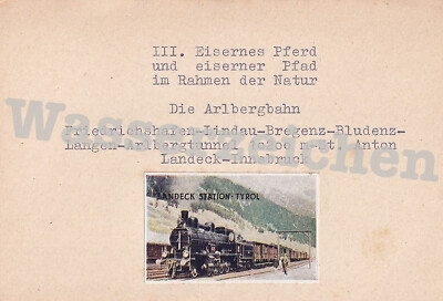 Orig. Foto Die Arlbergbahn im Bhf. Landeck, Tirol (6141)