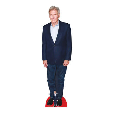 Harrison Ford Blue Suit Lifesize Cardboard Cutout / Standee with FREE Mini