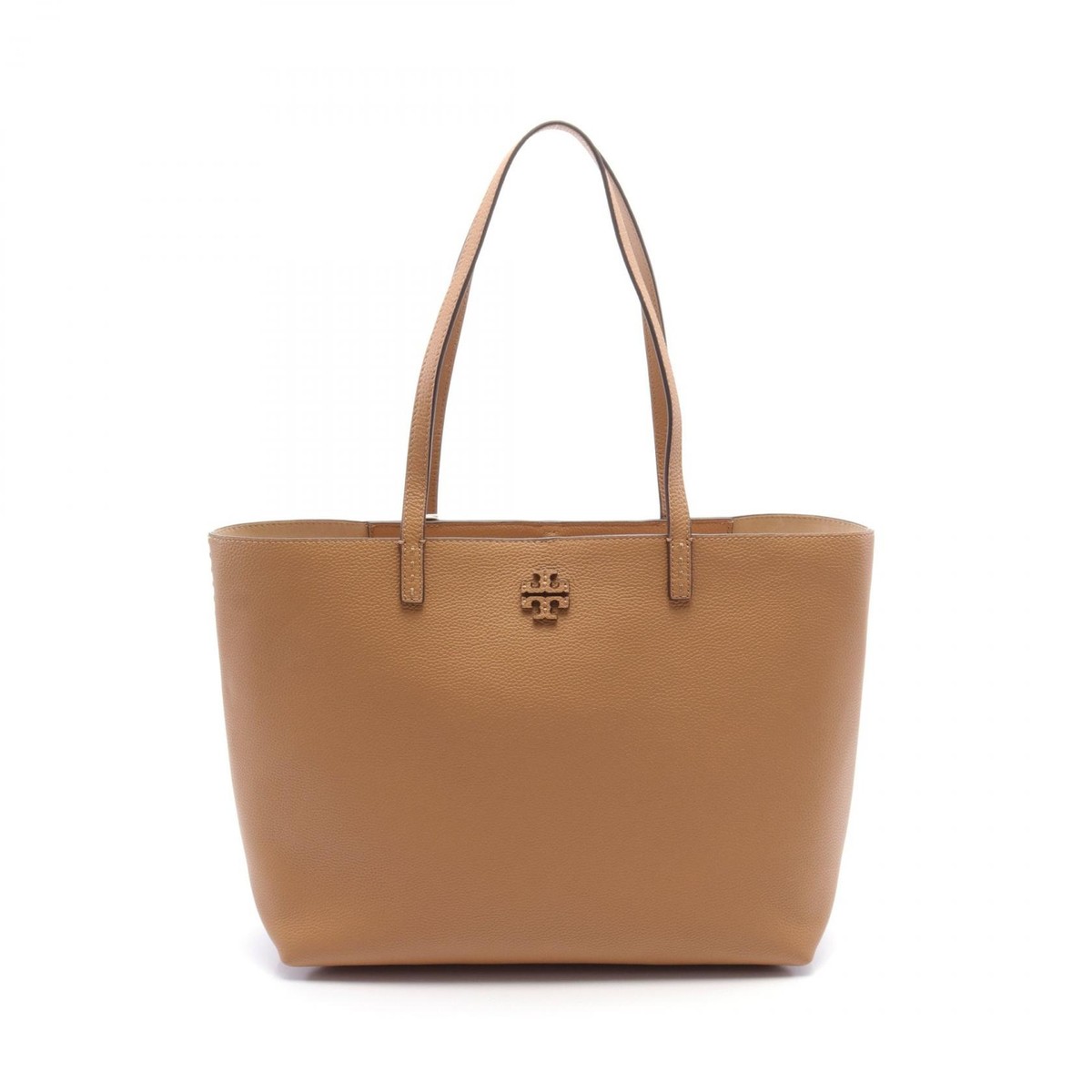 ★セール★ TORY BURCH McGraw ぺブル加工 レザー トートバッグ Tory Burch MCGRAW Shoulder Tote Bag 152221227 leather Brown