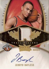 Jerryd Bayless 2008-09 Hot Prospects #115 JSY AU RC /399 Rookie Patch Auto NICE!