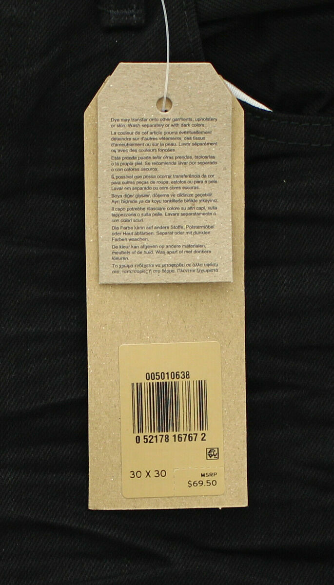 Levi's 501 Jeans Black Button Fly Straight Leg Men's Pants Levi's 501 Jeans Black Button Fly Straight Leg Men's Pants