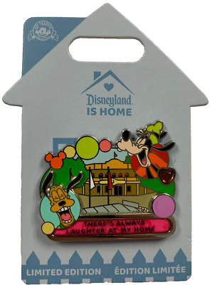 2022 Disneyland is Home Pin Collection Goofy & Pluto Always Laughter Pin LE 1500