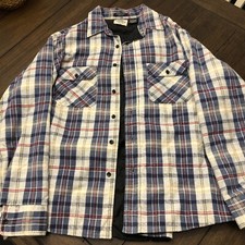Sears Field master Outdoor Wear Plaid Jacket Perma Press XL Plaid