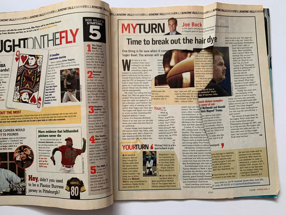 LEBRON JAMES & DWYANE WADE NBA BASKETBALL USA SPORTING NEWS MAGAZINE FEB 2005 - Image 3 of 4