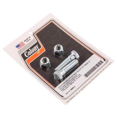 9966-4 Footpeg Mounting Bolt/Nut Kit 1969-Up HD FX/FL/XL - Zinc
