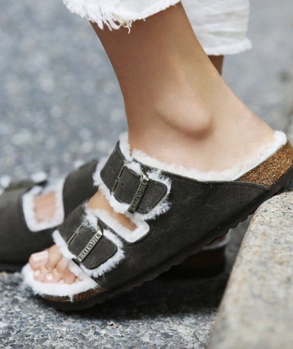 Birkenstock Arizona Shearling-Lined Sandal