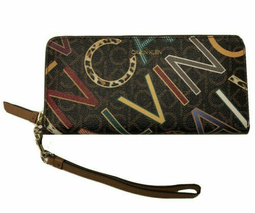 CALVIN KLEIN Shay Nylon Front Buckle Zip Around Mini  display picture 1