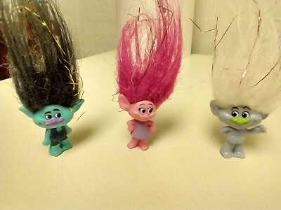 (3) Hasbro Trolls 2015, 2016. 6/20/23
