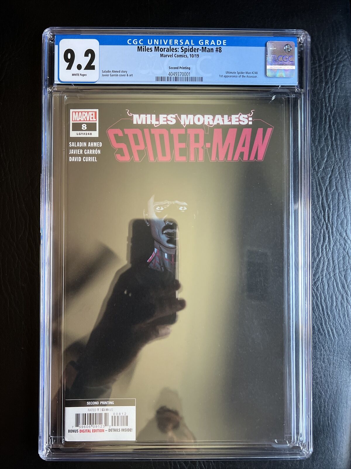 Miles Morales Spider-Man #8 2nd Print CGC 9.2 1st appearance of the Assessor🔥