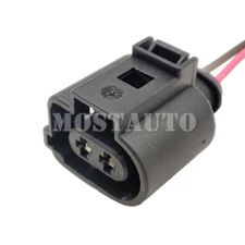 1J0 973 722A For VW Audi VAG 2Pin Way PreWired Pigtail Connector Plug 1J0973722A