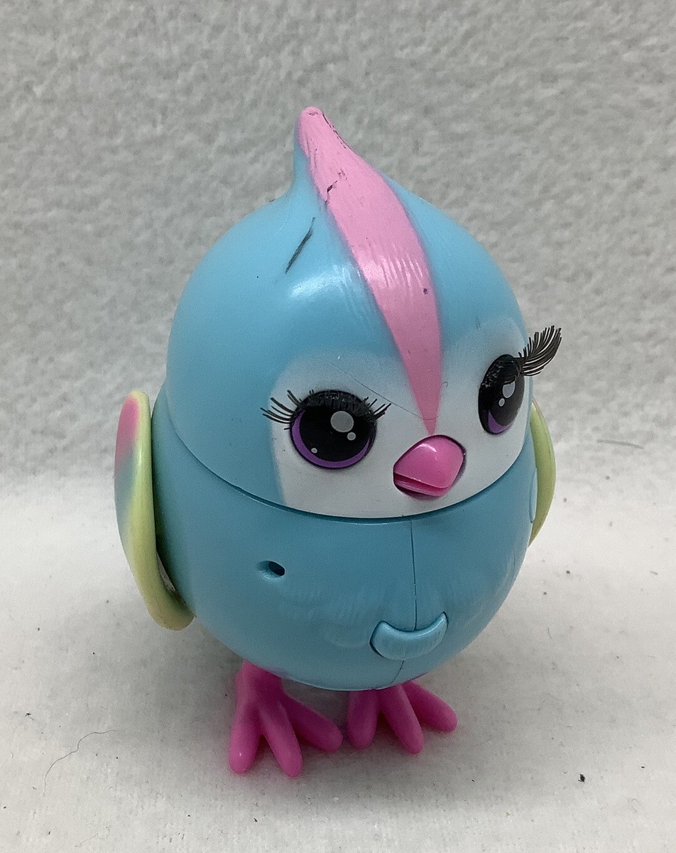 Little Live Pets Lil' Bird RAINBOW Tweets Pink Blue Yellow White