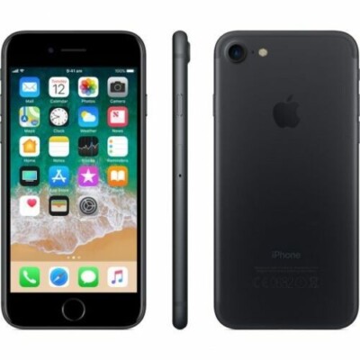 iPhone - 【A】iPhone 7/128GB/353836080344815 Apple iPhone 7 128GB - Jet Black Unlocked Fully Functional
