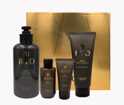 RYO Premium HBX Hair Loss Relief Gift Set Shampoo Scalp Hair Pack 4item / FAST