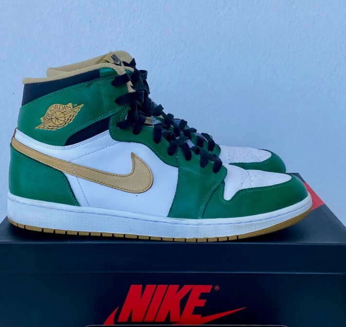 Size 13 - Air Jordan 1 Retro OG High Celtics for sale online