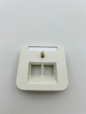 Merten 292719 Atelier Basis M1 Zentralplatte f UAE Netzwerk 2fach Dose Polarweiß