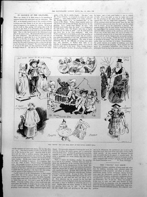 Alter Druck Wahrheit Spielzeug und Puppenschau Royal Albert Hall Portraits Gregg 1893 19.