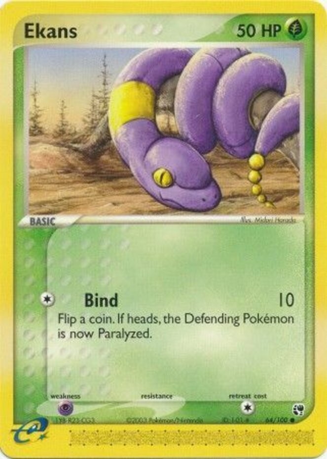 Ekans - 64/100 - Common Near Mint EX Sandstorm