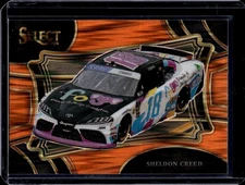 2024 Select NASCAR Racing Pit Road Tier #174 Sheldon Creed Orange Flash Prizm