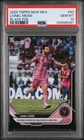 2025 TOPPS NOW MLS BLACK FOIL #63 LIONEL MESSI 1/10 PSA 10
