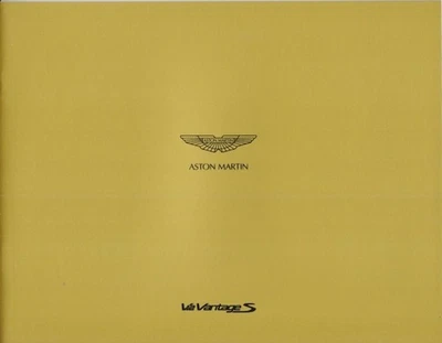 Catalogue Brochure Aston Martin V12 Vantage S 2013 Anglais English - Photo 1/3