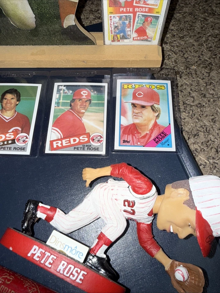 Cincinnati Reds Lot (8) Items Pete Rose & Johnny Bench - Image 4 of 4