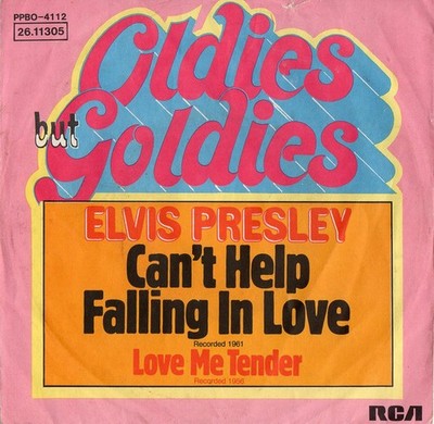 7'', Mono Elvis Presley - Can't Help Falling In Love