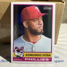 🔥2025 Topps Heritage Edmundo Sosa Chrome #250 Philadelphia Phillies🔥