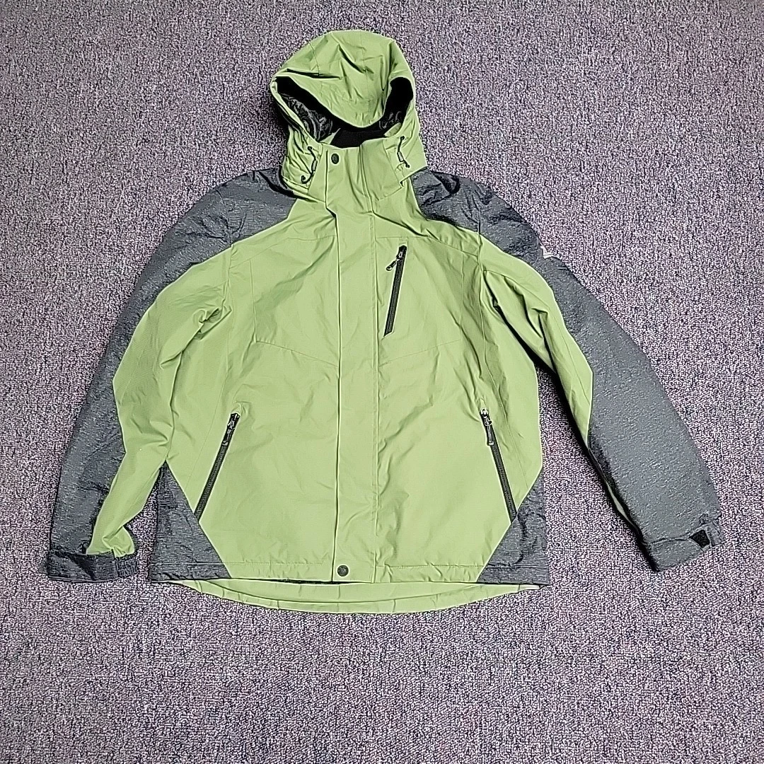 Mens Large Olive Green Winter Jacket Coat Ski Snow Play Outdoor Zeroxposur