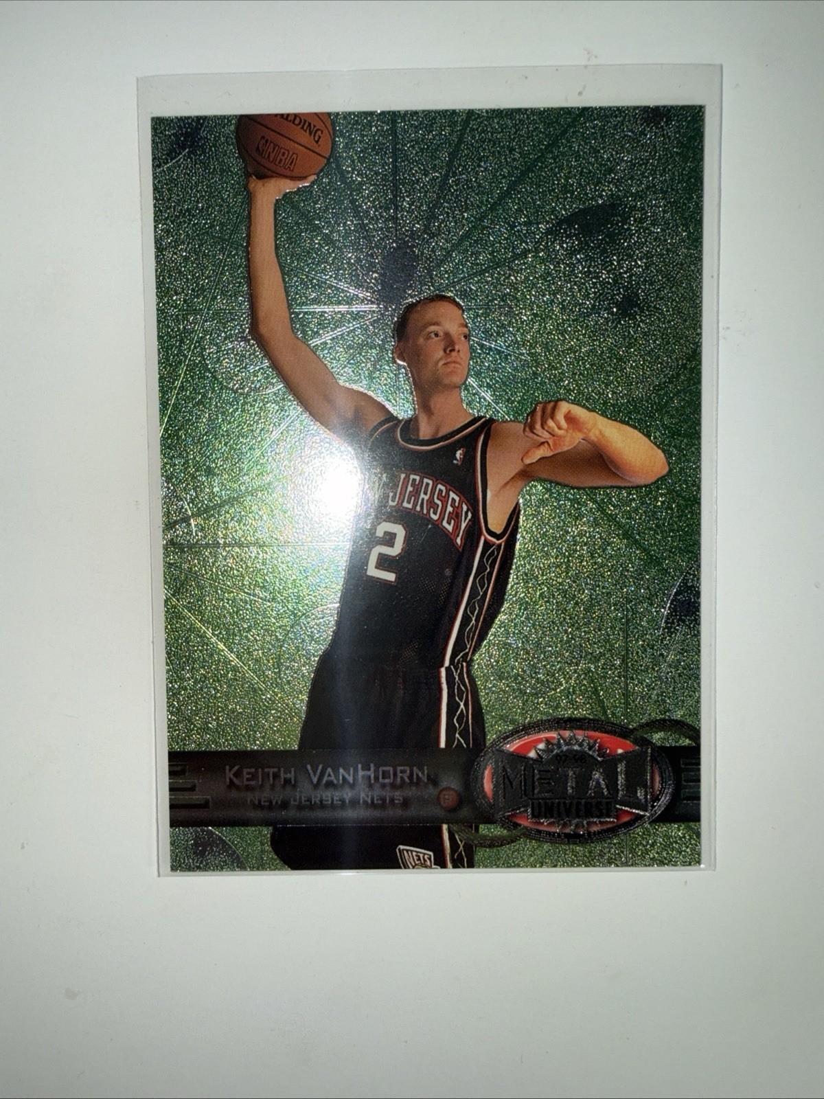 1997-98 Metal Universe Keith Van Horn #80 Rookie Foil Basketball Card RC Nets 🔥
