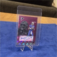 2024 Panini Prestige Michael Penix Jr.(RC) Auto 5/25 Falcons Purple Checkered