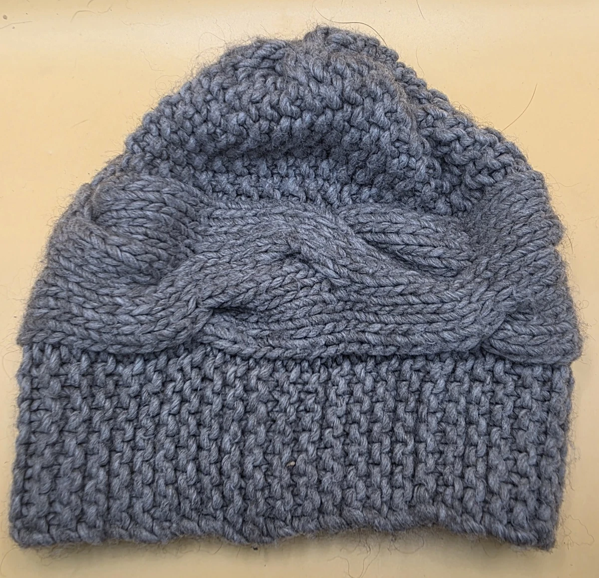 Navy Speckle Slouchy with a Brim OSFM premade newsboy slouch hat boho cottage Denim Spitfire - Slouchy Retro Vintage Style Cap for Men and  main image 4