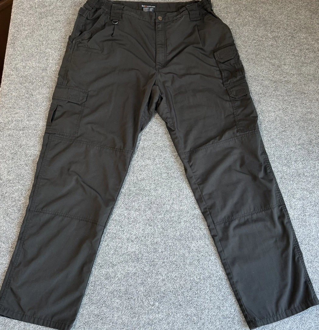 5.11 Tactical Pants Mens 42 x 34 Tactical Cargo Black Workwear Outdoor