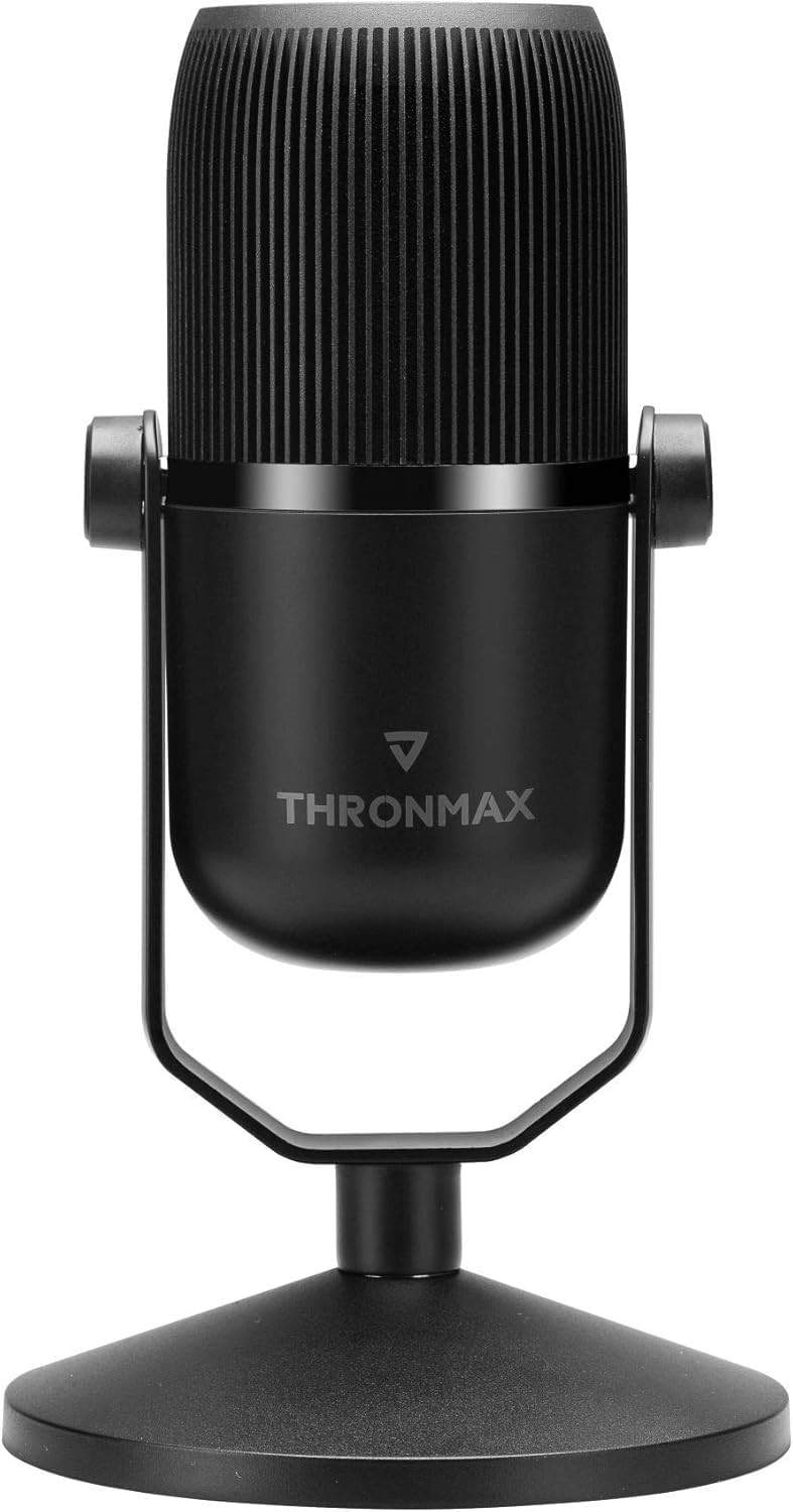 Thronmax Mdrill Zero Microphone USB Noir sur Pied pour Streaming PC