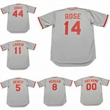 Custom Adult/Youth Gray All Stitched Throwback Away Jersey NWT Sizes S-6XL