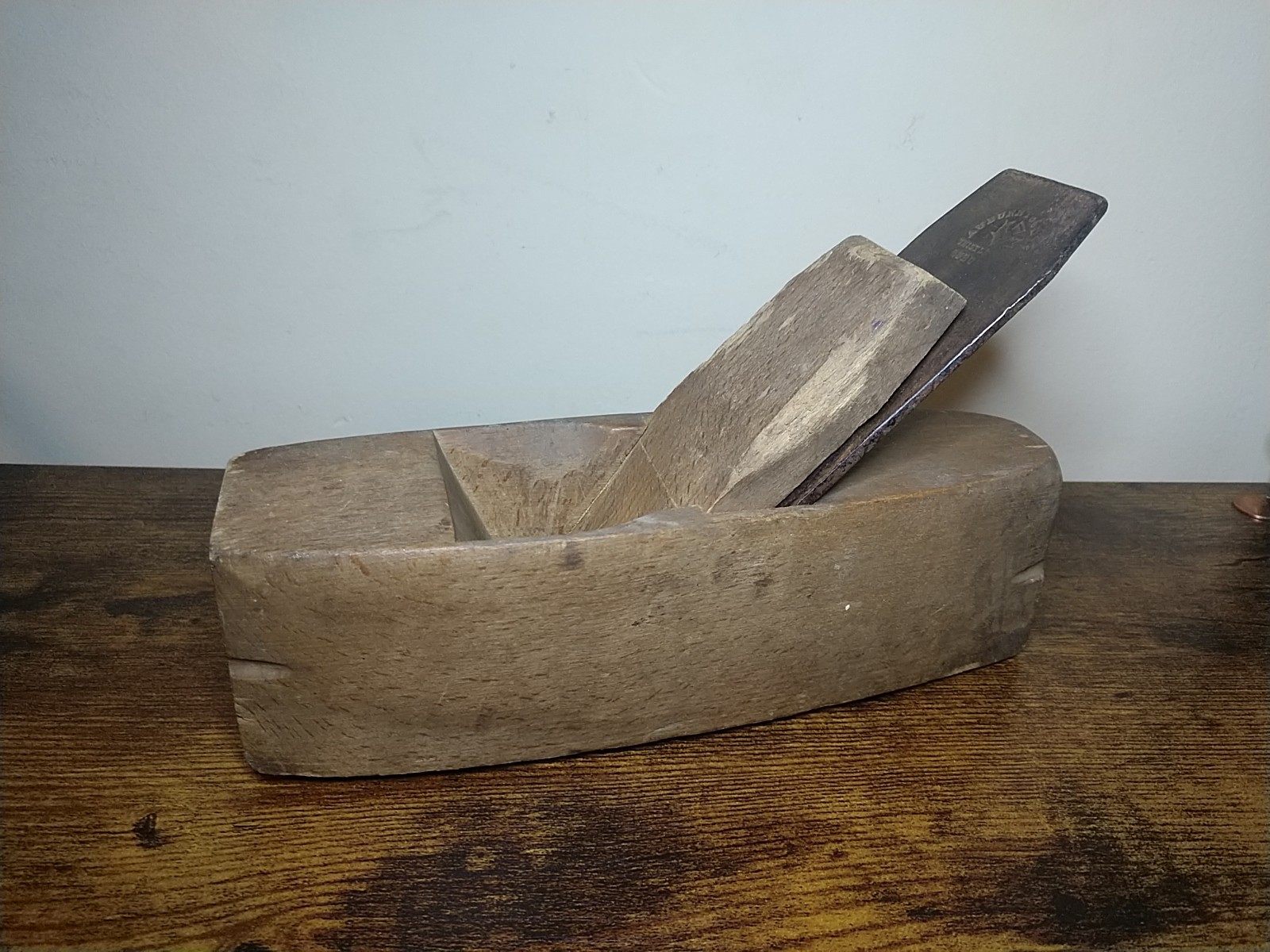 Auburn Tool Co THISTLE BRAND 8" COFFIN WOOD BLOCK PLANE - 2" BLADE  - AUBURN, NY