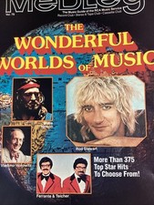 Catálogo de música RCA 1979 Rod Stewart Willie KISS Led Zep Rush Mac KC Queen Dolly