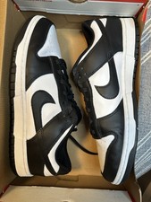 Nike Dunk Low Retro Black White Panda Leather...