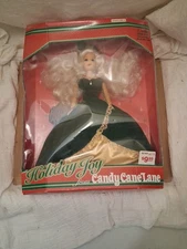 Holiday Joy from Candy Cane Lane 1995 Special Limited Edition Blond Green Dress