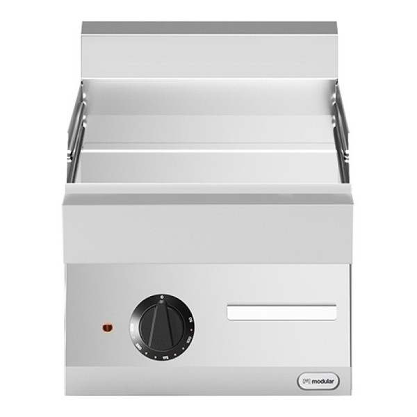 modular 650 Grillplatte 4500W 400V 400X650X448 BratfläChe Glatt Edelstahl-image