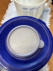 Vintage Tupperware 2-Mix N Store 8 Cup 64 oz Measuring Bowls 1- Pour Spout & Lid — photo 5