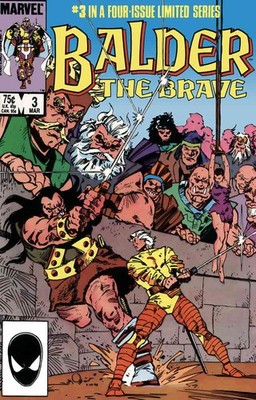 Balder the Brave #3 FN; Marvel | Walter Simonson Thor Spin-Off - w/Bag+Board