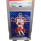 2024 Panini Mosaic 106 Patrick Mahomes II Blue /99 PSA 9