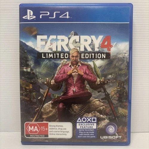 Farcry 4 Limited Edition w/ Manual Sony PlayStation 4 PS4 Game Free Postage