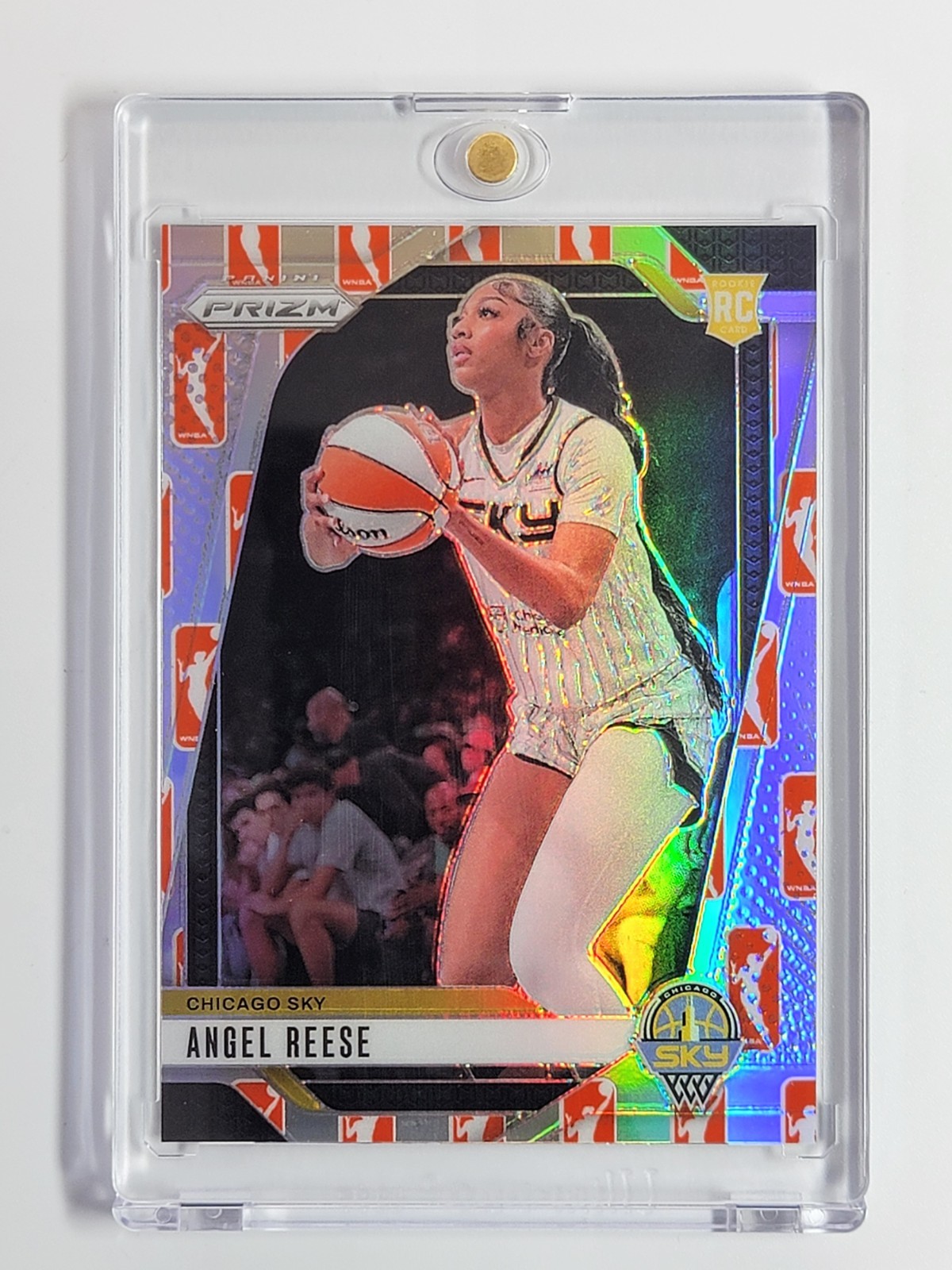 2024 Panini Prizm WNBA Angel Reese #10 WNBA Logo Prizm (RC) Chicago Sky